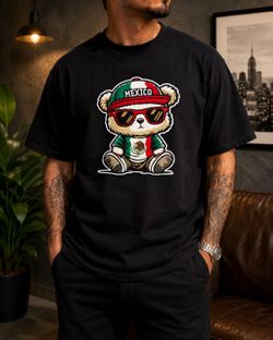 🇲🇽Teddy Bear 🧸 Pro club Tshirt heavy weight represent Mexico in style