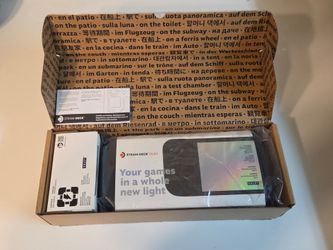 Valve Steam Deck OLED 512GB Black Handheld + Dock, Case, all ORIGINAL and

more