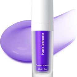 Purple Toothpaste for Teeth Whitening 