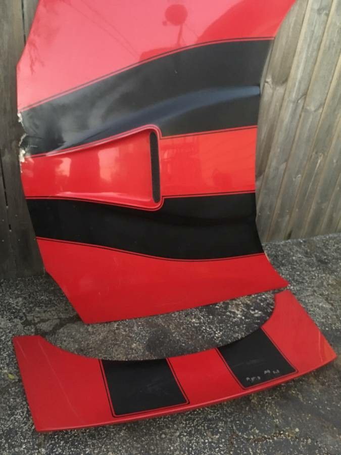 RARE 96-97 factory OEM Chevy Camaro SS hood Ram Air also Z28 spoiler
