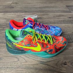Sz 9 - Kobe 8 Protro What the Kobe | OG Box | 2025 | Green | Blue | Red