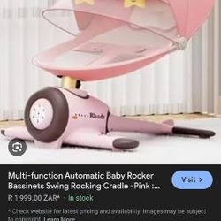 A Baby Rocker Bassinet Swaing Rocking Cradle
