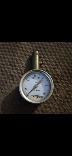 Tire pressure gauge.