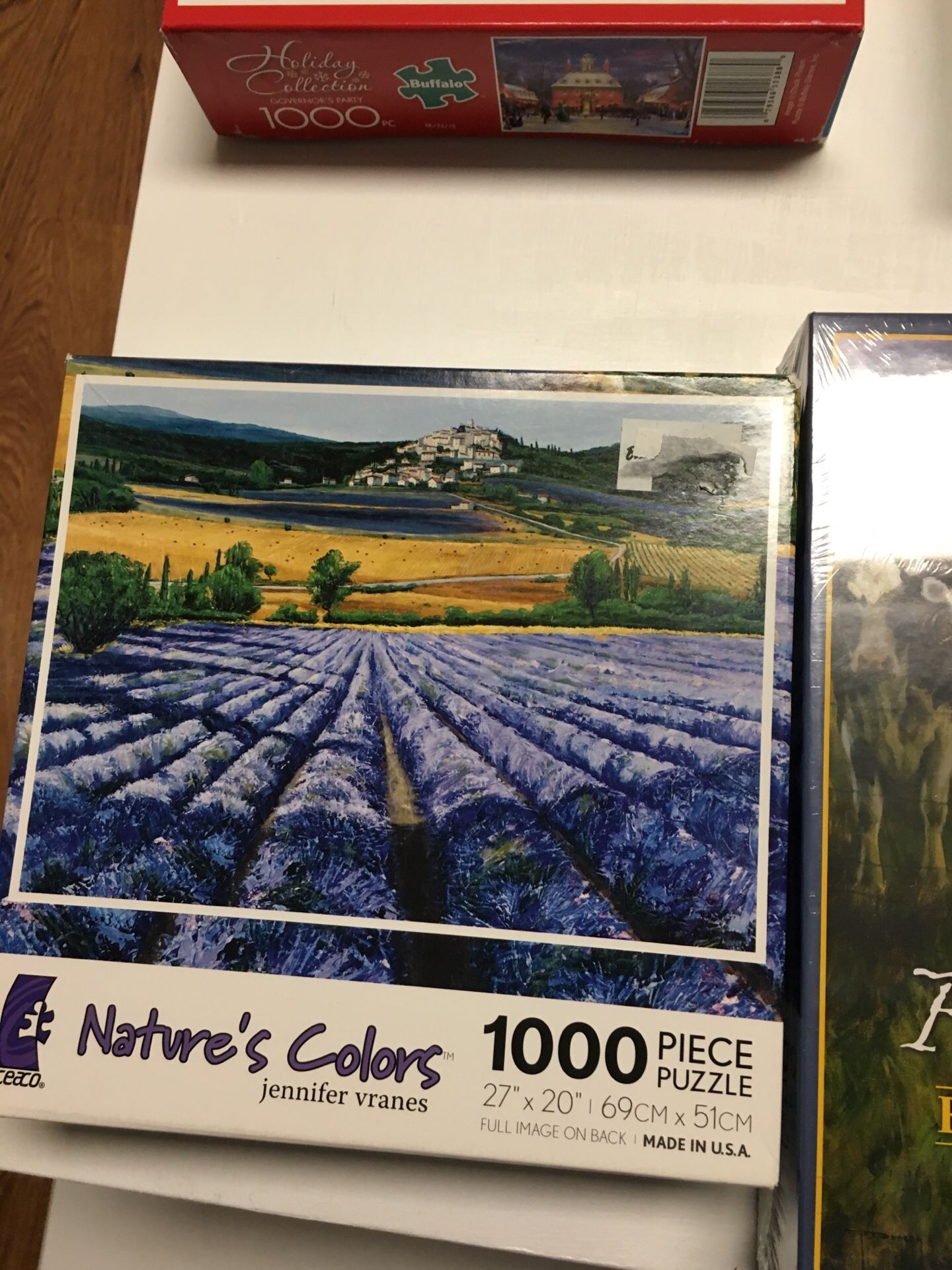 Jig saw puzzles Six puzzles, 500 pieces to 1000 pieces