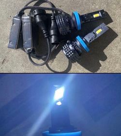 H11 6500K BRIGHT WHITE 32000 LUMENS CSP CHIP LED LIGHTS $45