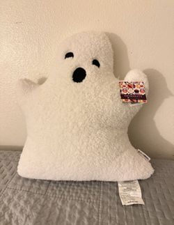 Novogratz White Ghost Pillow