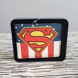 Superman Vegan Leather Wallet DC 