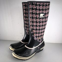 Sorel Sorellington Pink Tweed Boots