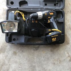 Drill and flashlight