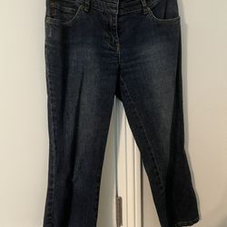 Inc Capri jeans size 2 petite with hook closure