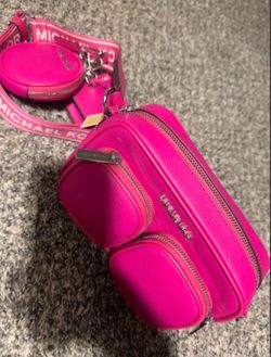 NWT Michael Kors Bright Pink Crossbody