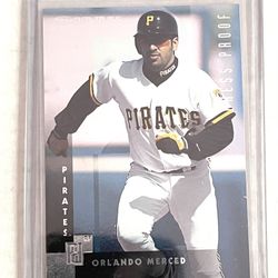 96’ Donruss Baseball Silver Press Proof Orlando Merced /2000