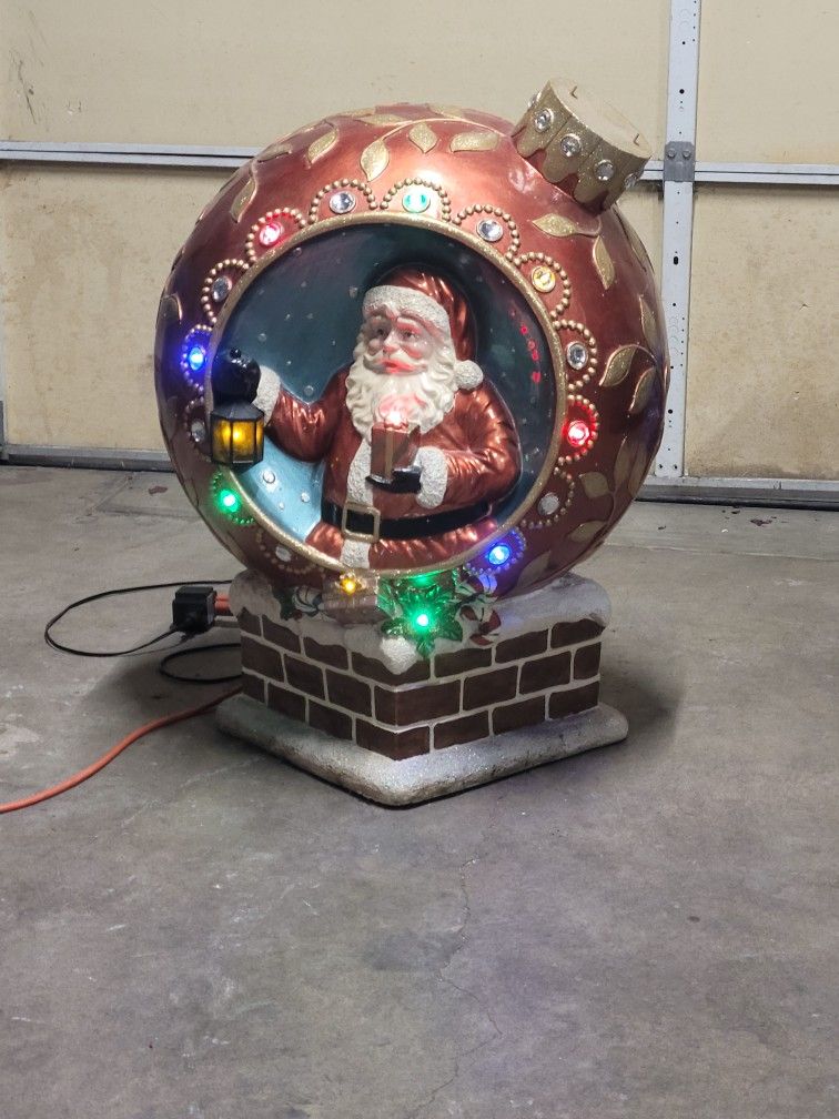 Christmas Santa Large Indoor And Outdoor Decorations With Lights