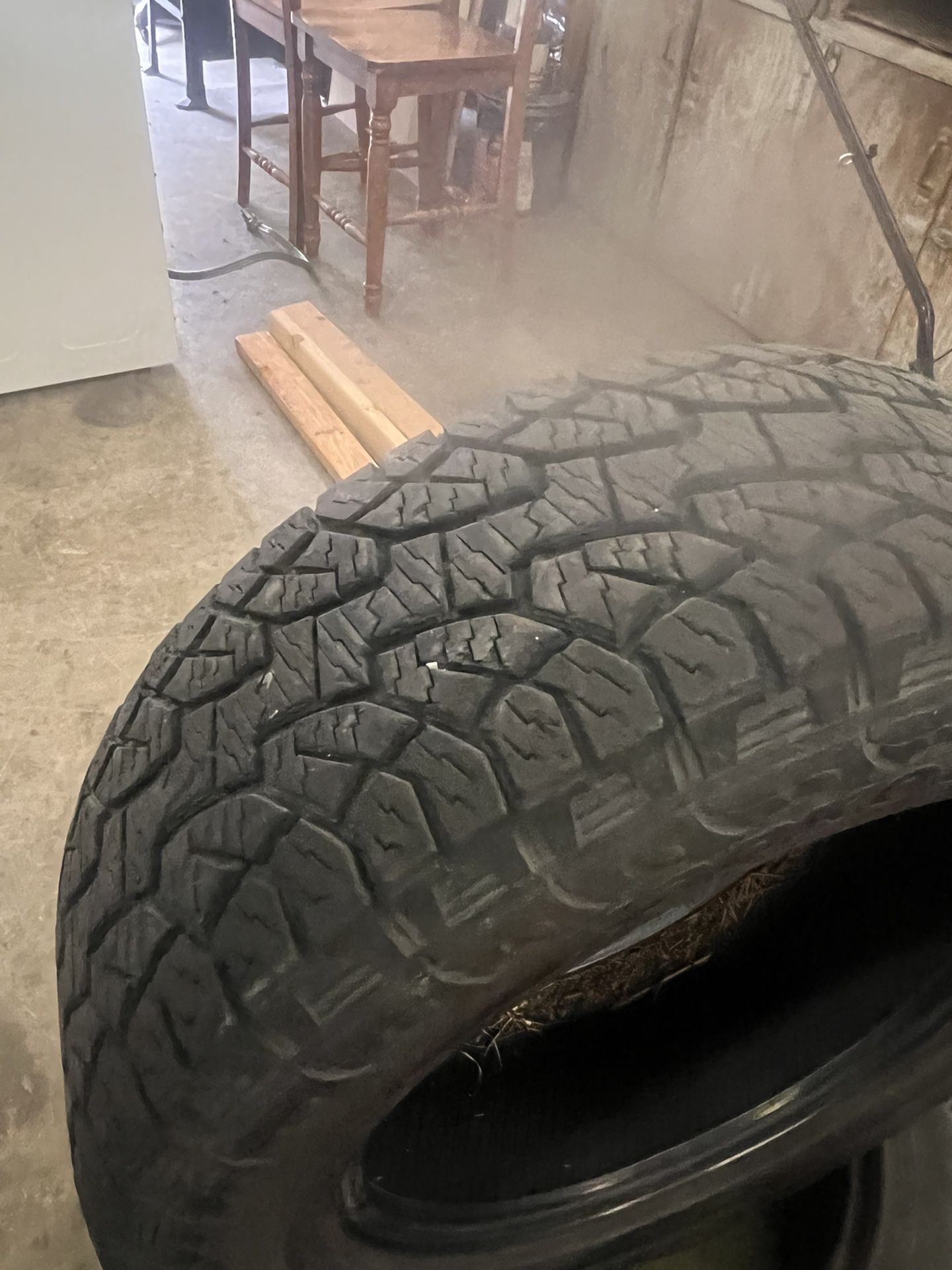 2 Name of the tire is Dynapro and The size is P275/60R20 And the tread is really excellent I will send a picture of the tread