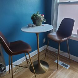 Mid Century Style Pub Table & Chairs