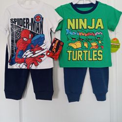 Spiderman and Ninja Turtle Sets