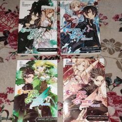 SWORD ART ONLINE LIGHT NOVELS VOLUMES 1 -4
