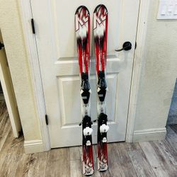 K2 SKIS WITH BINDINGS 124cm