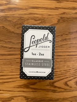 Cocktail Kingdom Leopold Jigger 1oz-2oz