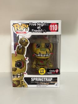 Funko Pop Five Nights at Freddy's Springtrap Glow In The Dark GameStop Exclusive (2016)