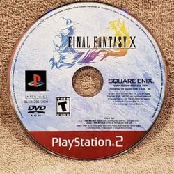 FINAL FANTASY X (2003 PS2) DISK ONLY FF 10 HUMANS EXTINCT LAND SONY PLAYSTATION 2 DISC