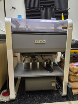 Wazer waterjet cutter with extra beds plus one bag garnet abrasive