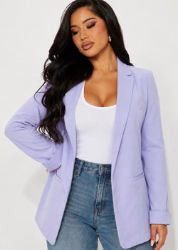 Lavender blazer (medium and X-Large)