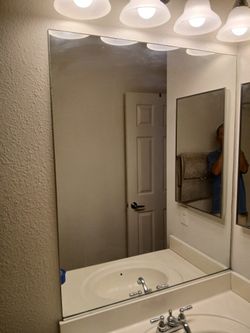 Unframed Mirror 34" X 42"