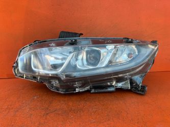 2016 2017 2018 2019 2020 2021 Honda Civic Left Driver Side Halogen Headlight OEM