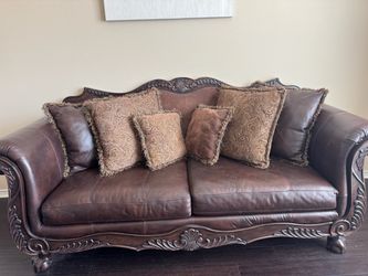 Leather couch