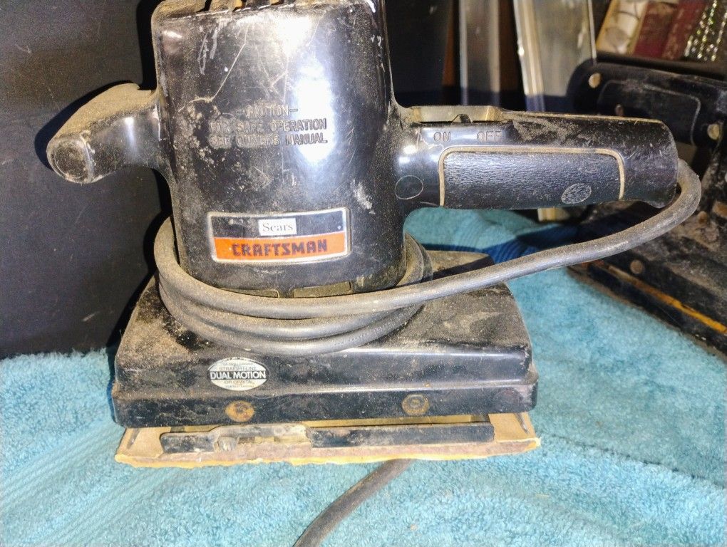 VINTAGE Sears Craftsman #(contact info removed)1 1/5 HP Dual Motion Electric Sander