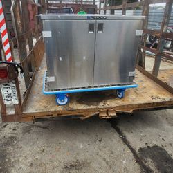 Stainless steel case cart