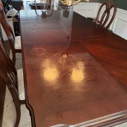 Formal Dining Table Set With Buffet