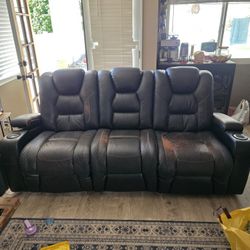 3+1 Power Recliner Sofa