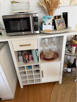 White Bar Cabinet
