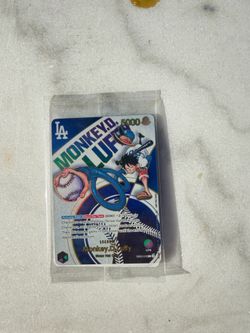 One Piece LA Dodgers 2025 Monkey D. Luffy Leader EB02-010 Sealed