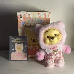 TOP TOY - Disney Winnie The Pooh Candy Vinyl Series Plush Pendant (Pink Peach Ver.)