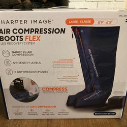 Large-XL: Sharper Image Air Compression Boots – Like New – Large-XL (5'9"+) – $89
