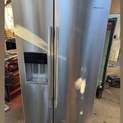 New Refrigerator Side By Side KitchenAid Stainless Steel Counter Depth