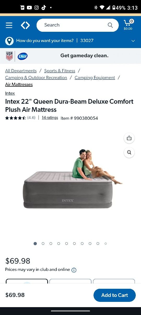 Air Mattress Intex