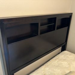 Solid Headboard FRAME- Seally W Q Mattress