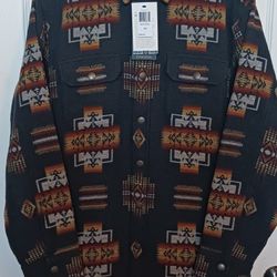 Mens Pendleton Sherpa Lined Jacquard Jacket 