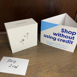 Apple AirPods Pro 2 Bluetooth Earbuds NEW -  PAYMENTS AVAILABLE ONLY $25 DOWN - NO CREDIT NEEDED 