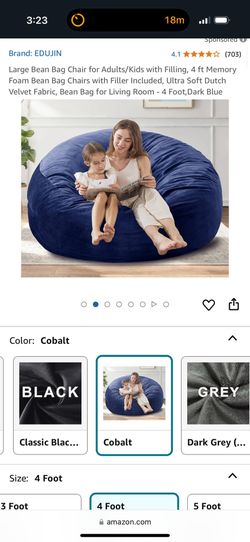 New Large Bean Bag For Kids. 
