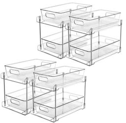 4 PC  storage shelves