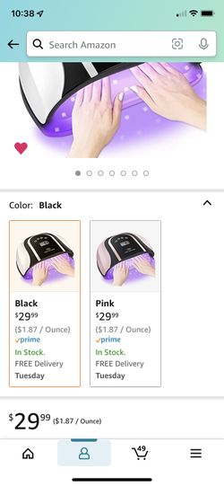 160W UV LED Gel Nail Lamp,Large..