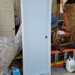 Steel Exterior Door 24x80in Left Side 