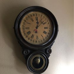 Old  Clock With Months 