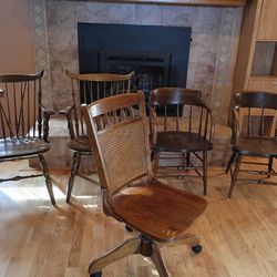 Vintage Wood Chair's 