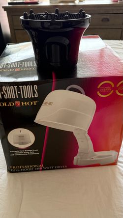 Professional full-hood 1400 watt hair dryer